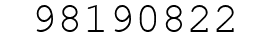 Number 98190822.