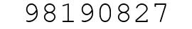 Number 98190827.
