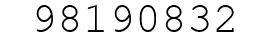 Number 98190832.