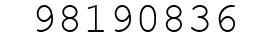 Number 98190836.