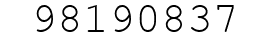 Number 98190837.