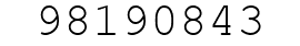 Number 98190843.