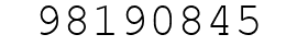 Number 98190845.