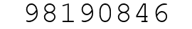 Number 98190846.
