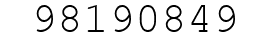 Number 98190849.
