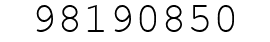 Number 98190850.