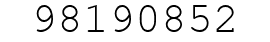 Number 98190852.