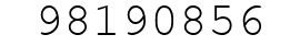 Number 98190856.