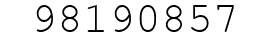 Number 98190857.