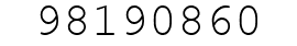 Number 98190860.