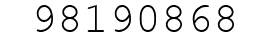 Number 98190868.