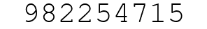 Number 982254715.
