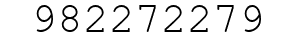 Number 982272279.