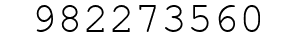 Number 982273560.