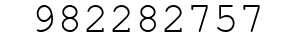 Number 982282757.