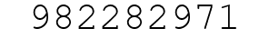 Number 982282971.