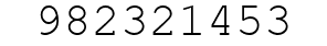 Number 982321453.