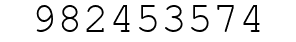 Number 982453574.
