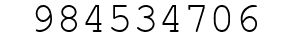 Number 984534706.