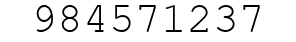 Number 984571237.
