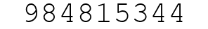 Number 984815344.