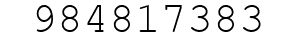 Number 984817383.