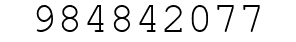 Number 984842077.