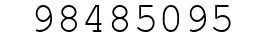 Number 98485095.