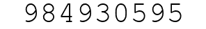 Number 984930595.