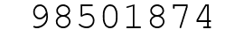 Number 98501874.