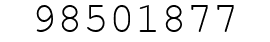 Number 98501877.