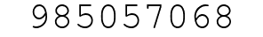 Number 985057068.
