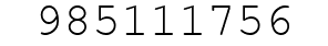 Number 985111756.