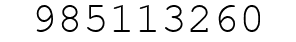 Number 985113260.