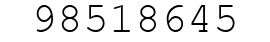 Number 98518645.