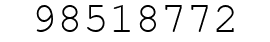 Number 98518772.