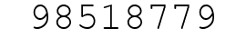 Number 98518779.