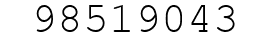 Number 98519043.