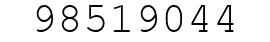 Number 98519044.
