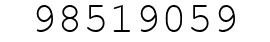 Number 98519059.