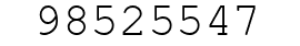 Number 98525547.
