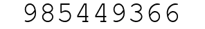 Number 985449366.