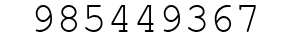 Number 985449367.