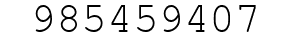 Number 985459407.