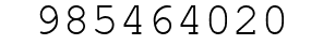 Number 985464020.