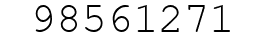 Number 98561271.