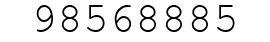Number 98568885.