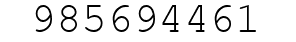 Number 985694461.