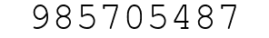 Number 985705487.