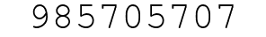 Number 985705707.